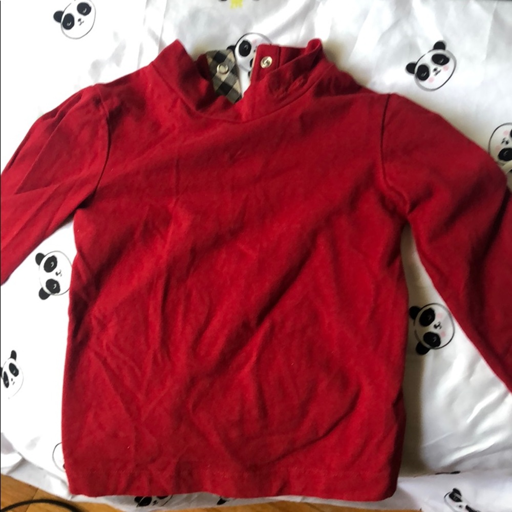 Red Burberry top